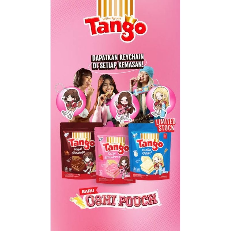 

Tango Wafer Pouch JKT 48 (99gr), tersedia 3 rasa, dapatkan hadiah menarik di dalamnya (Bila beruntung)