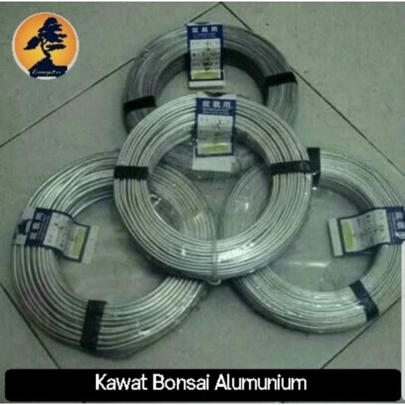 Kawat bonsai alumunium doff 1 Roll berat 1 kg