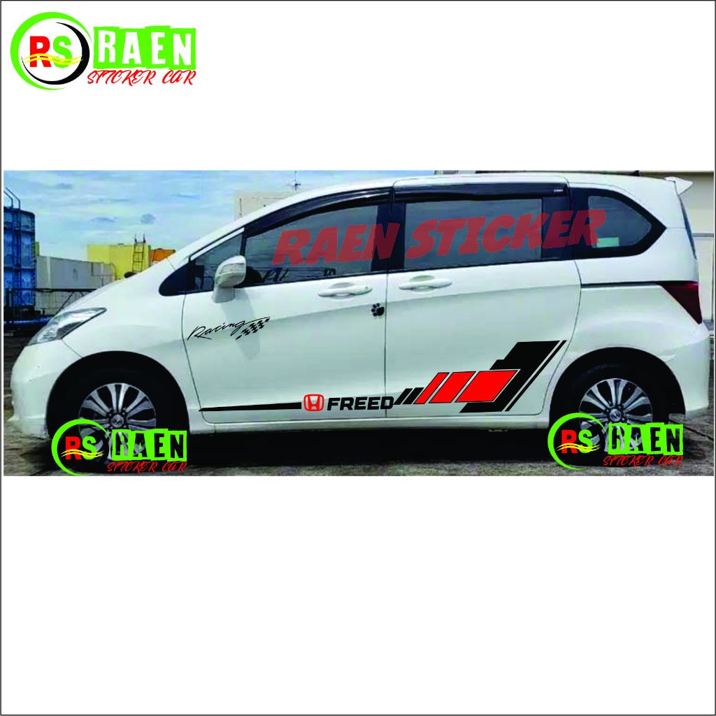 STIKER MOBIL HONDA FREED STICKER BODY SAMPING STIKER LIS BODY SAMPING TERKEREN