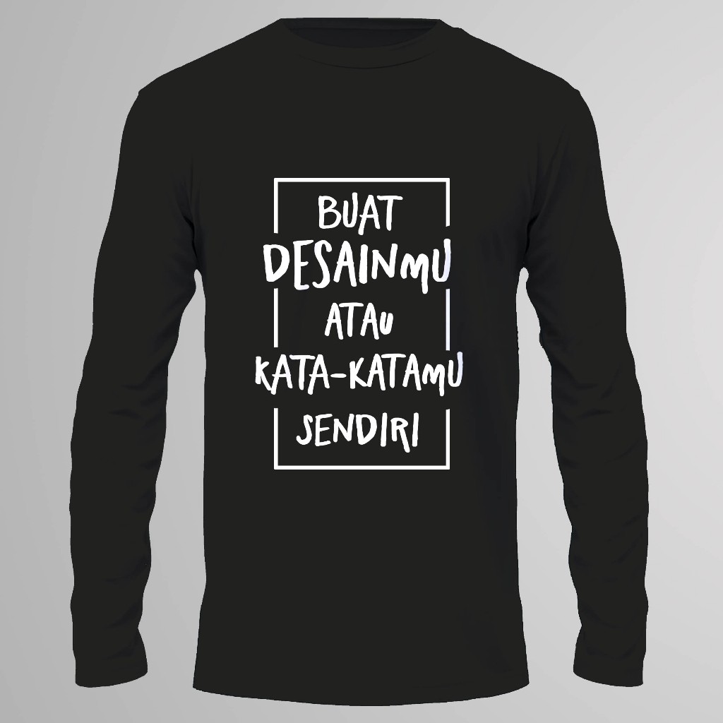 SABLON KAOS CUSTOM PANJANG, SABLON DTF (Satun & Lusinan)
