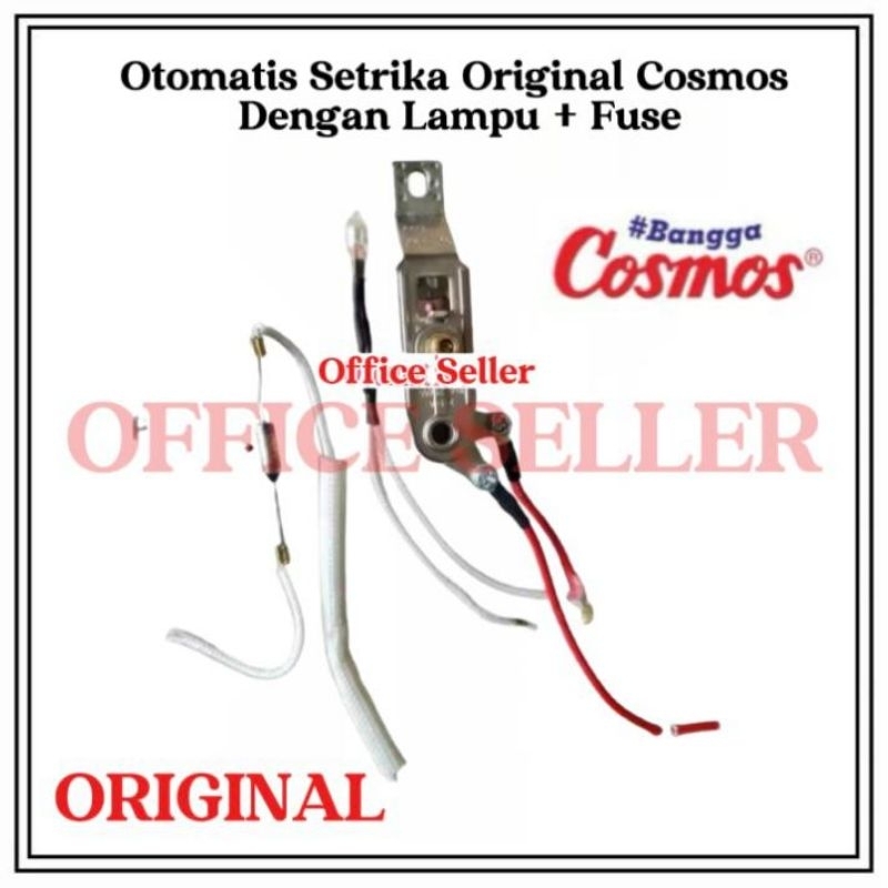 Otomatis Setrika Cosmos Original 1 Set Lampu + Fuse Cosmos