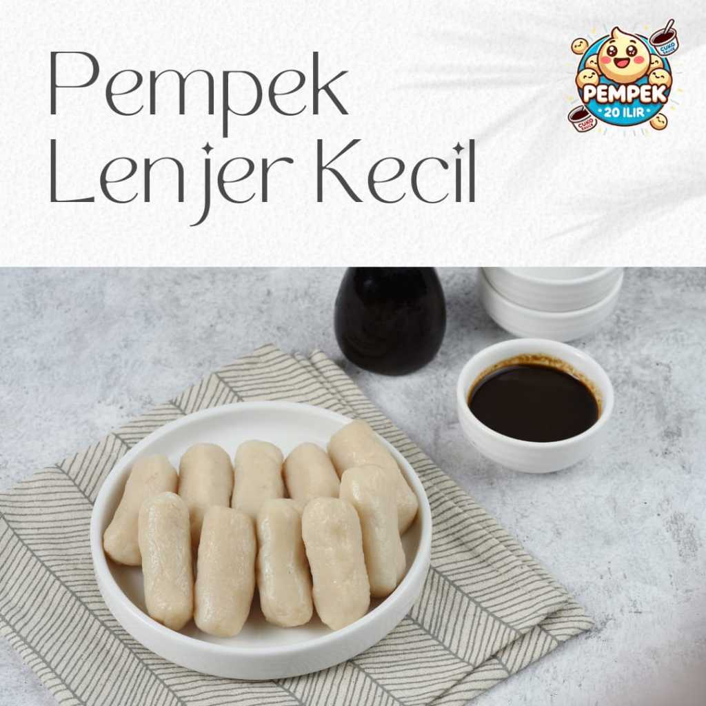 

Pempek Frozen LENJER KECIL 20 Ilir Palembang 100% Ikan Tenggiri Asli