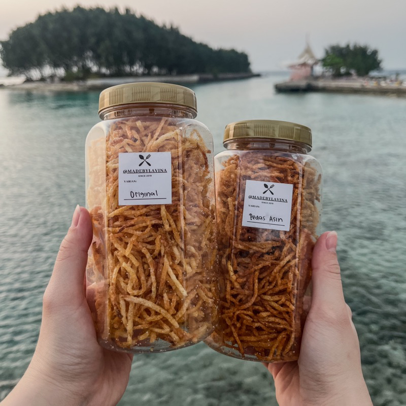 

Crispy Potato Toples 700ml / Cemilan Kentang / Kentang Kering Garing / Kentang Halal