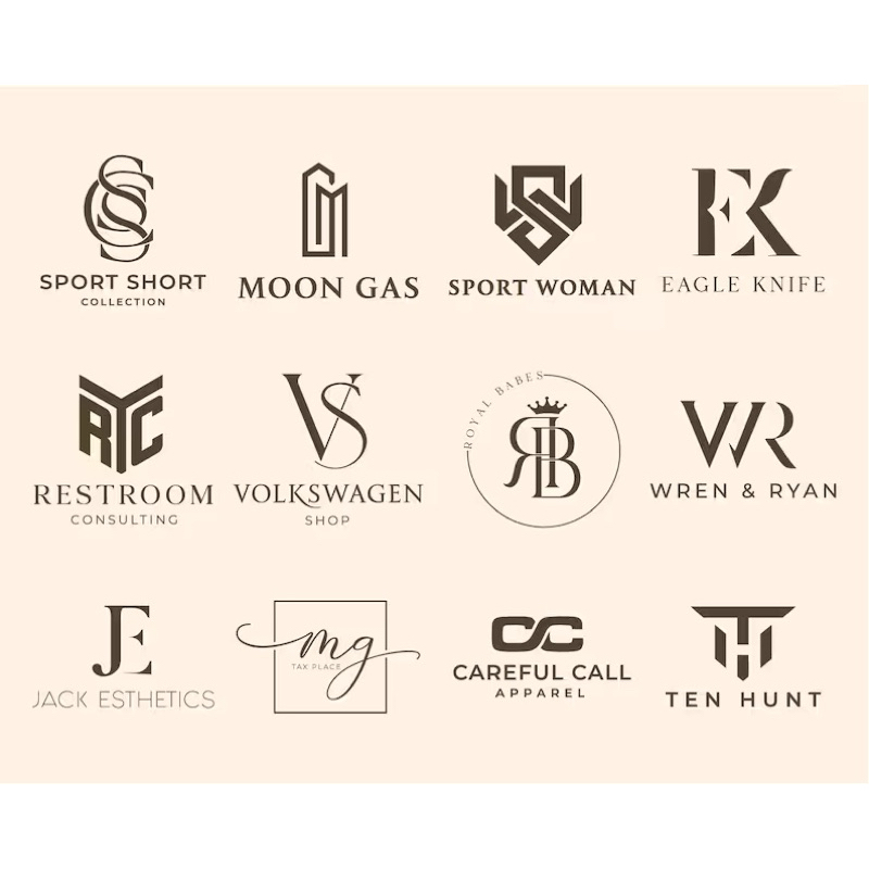 

(DRAN) JASA PEMBUATAN DESAIN LOGO CUSTOM OLSHOP MONOGRAM LOGO WEDDING INISIAL SIMPLE