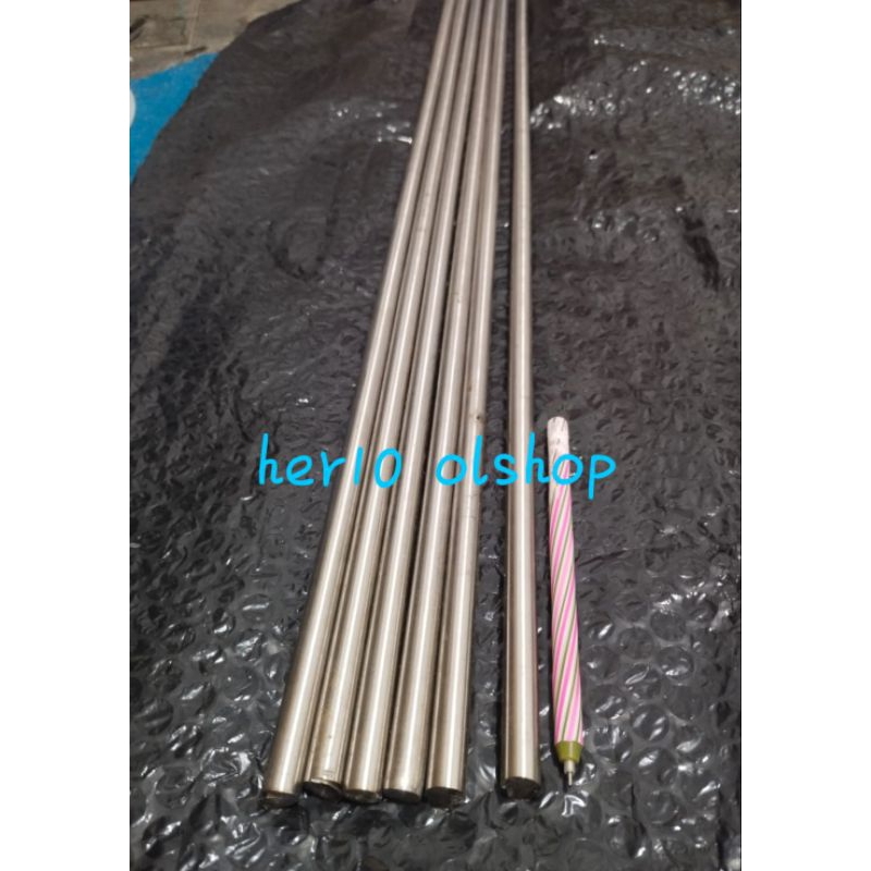 as stainless 10mm bulat tanpa lubang