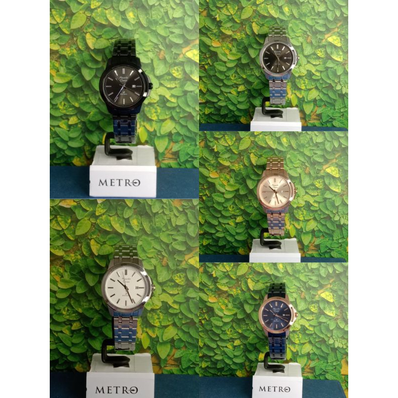 Jam tangan pria & wanita Alexandre Christie AC 1017 MD/LD Stainless Steel Original & Garansi