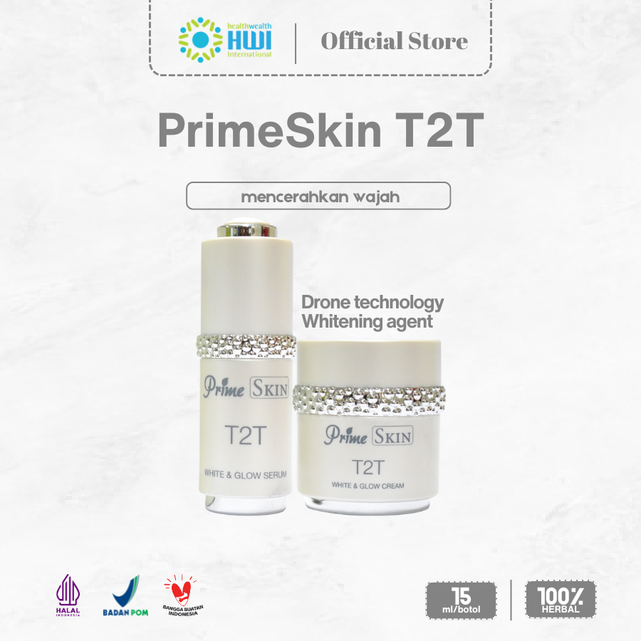Prime Skin T2T Cream HWI 100% Original | Cream pencerah wajah