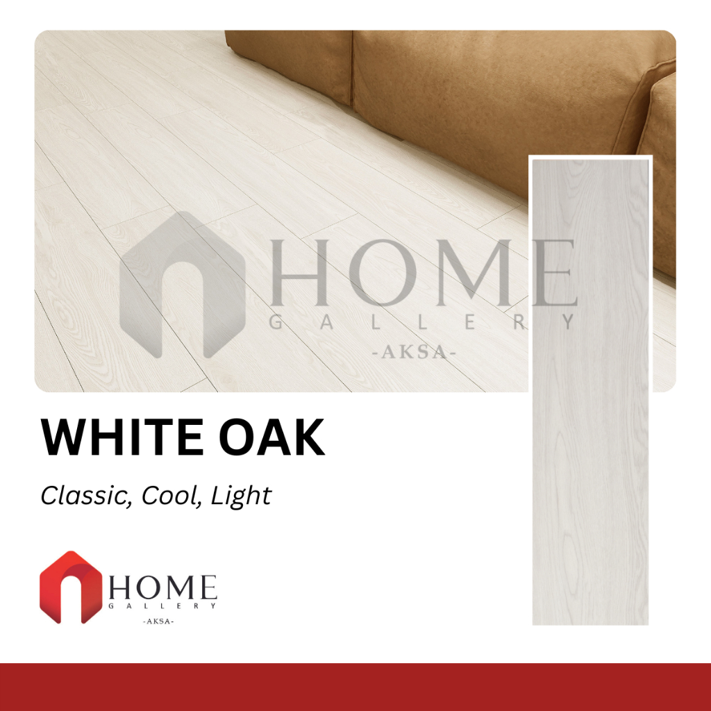 SPC Marvel PURECORE PLUS + IXPE FOAM untuk Lantai / Flooring - White Oak