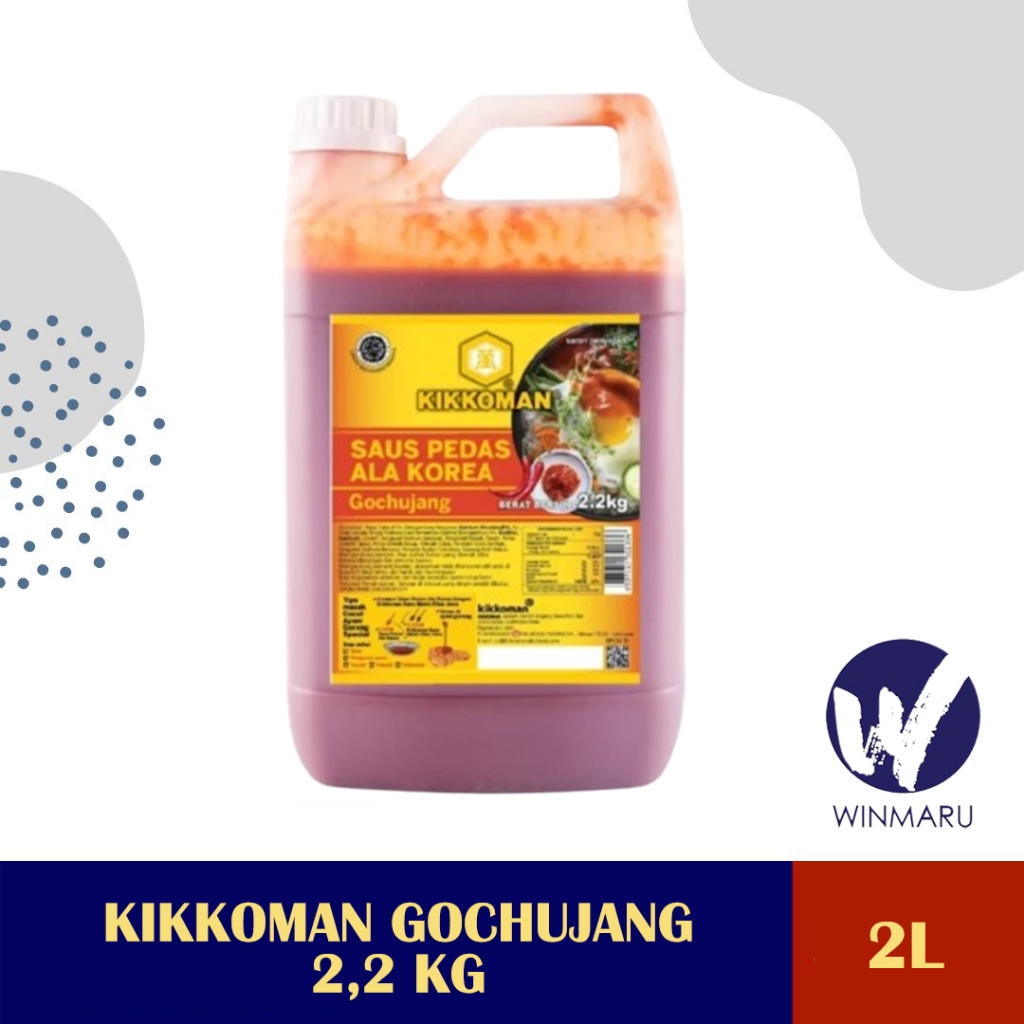 

Kikkoman Saus Gochujang 2,2 Kg - Kikkoman Gochujang Sauce 2,2kg