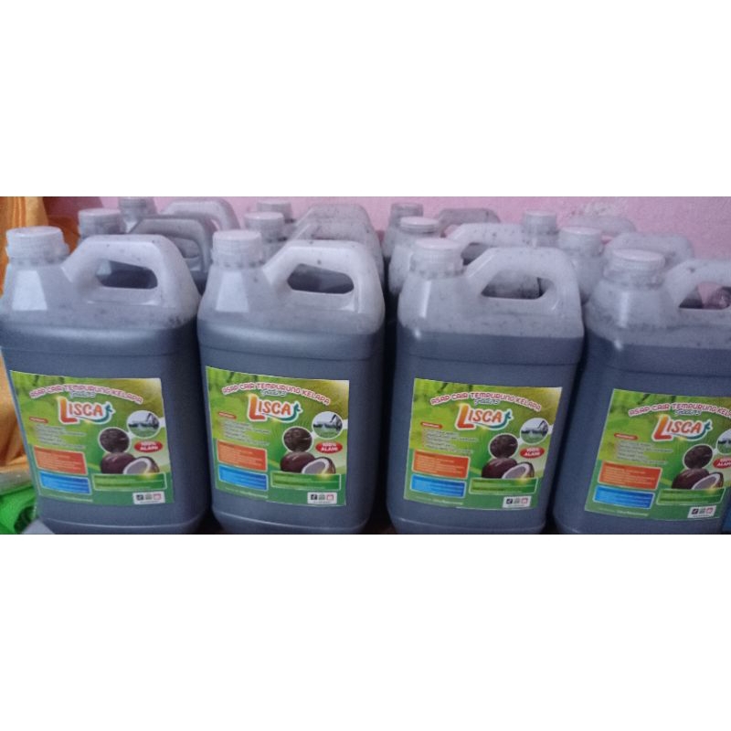 PENGHILANG BAU AMONIAK | DESINFEKTAN | PESTISIDA NABATI | POC | Asap Cair Batok Kelapa Grade C / Gra