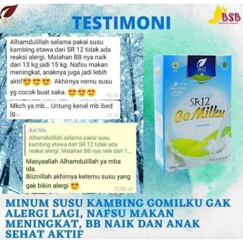 

GOMILKU - SUSU KAMBING ETAWA -SR12
