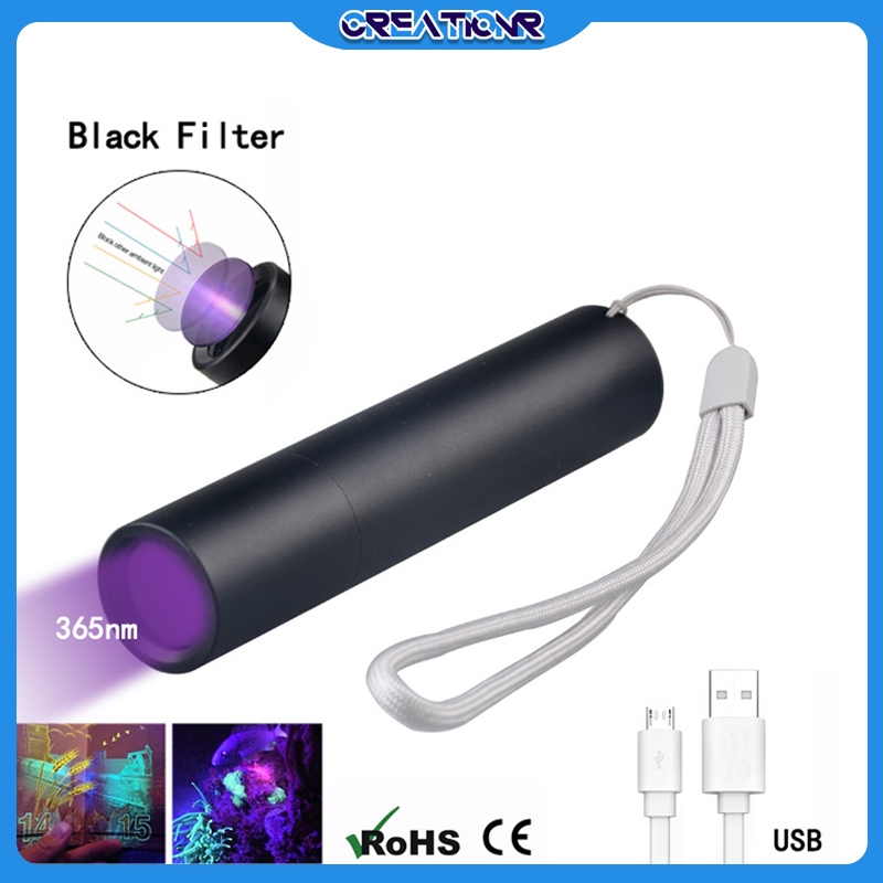 365nm Senter Super Terang/senter Led/senter Uv/senter Ultraviolet/senter Uv Light/senter Uv Charger
