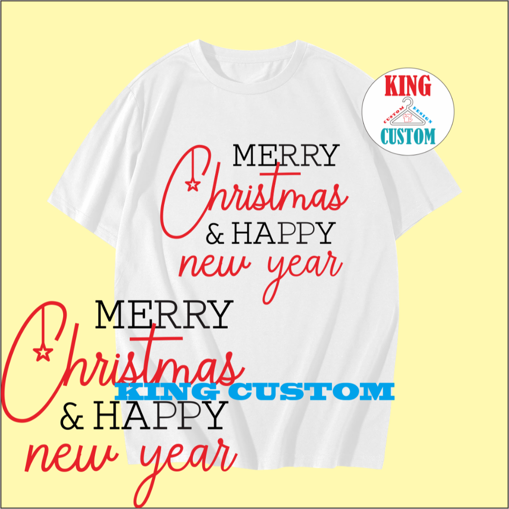 Kaos NATAL dewasa dan anak