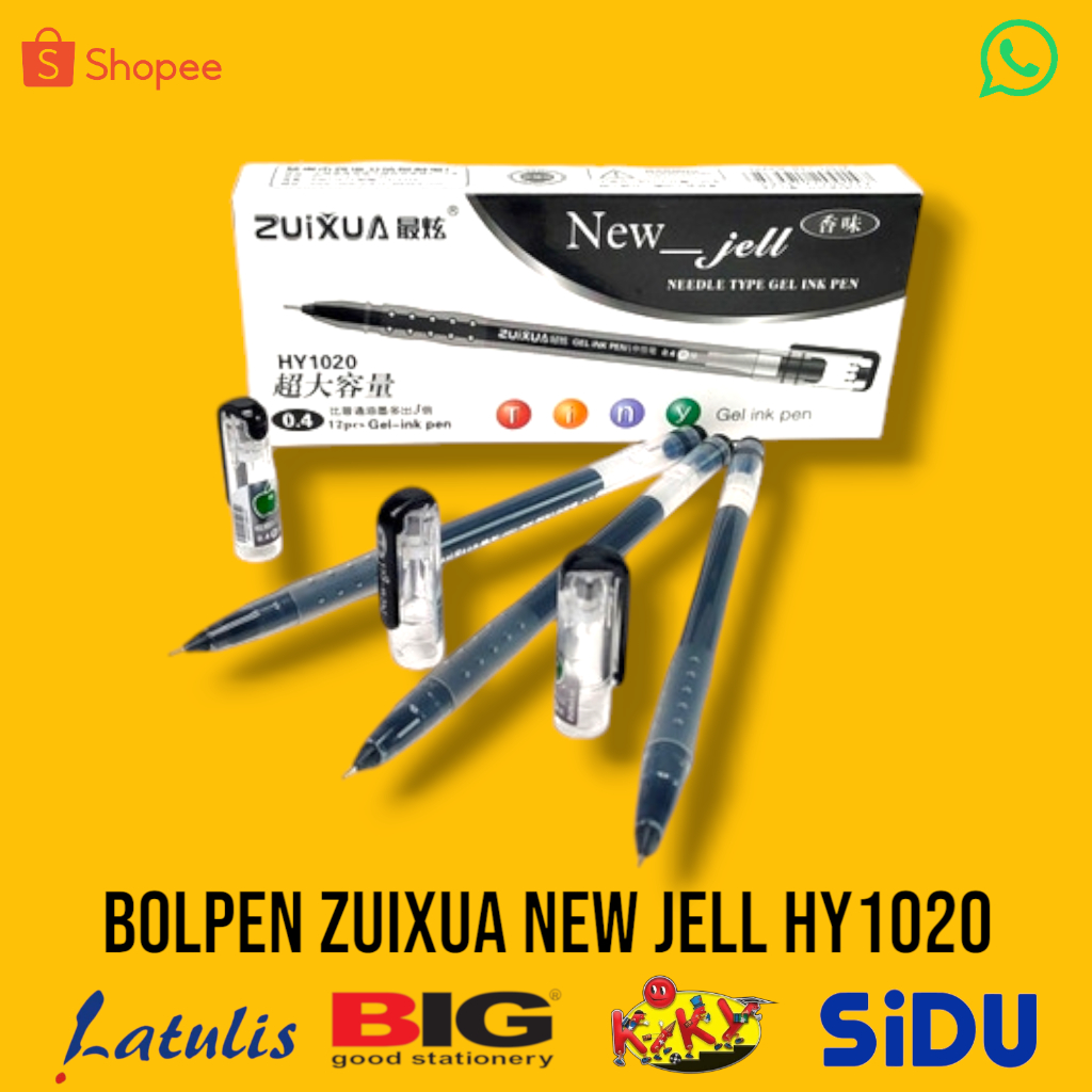 

(12Pcs) Bulpen Gel / Pen / Ballpoint Zuixua HY-1020