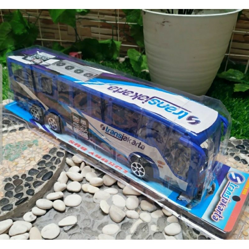 GDM - MAINAN BUS TRANSJAKARTA PULLBACK ANAK - MINIATUR BUS TRANSJAKARTA ANAK EDUKATIF