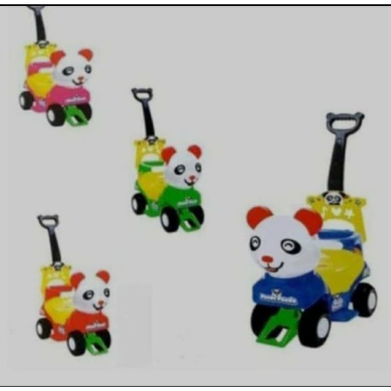 mainan mobil dorong anak pp 607 karakter panda
