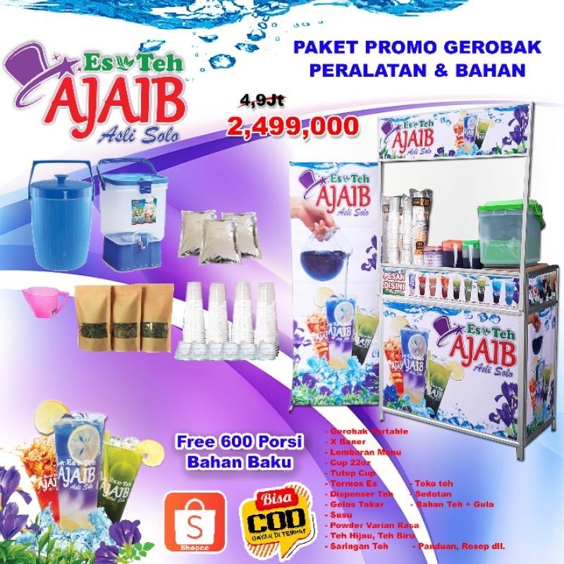 

PAKET PROMO GEROBAK BISA JUALAN