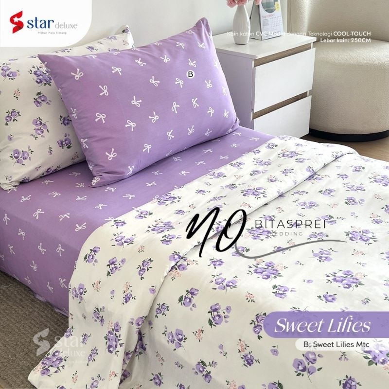 Sprei Bedcover Katun merk STAR