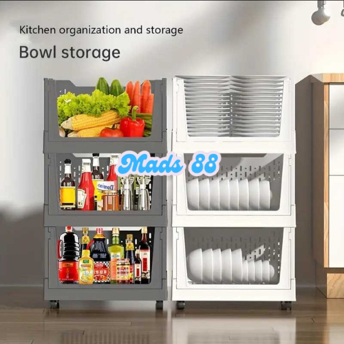 Rak Rack Kotak Storage Box Tempat Wadah Buku Pensil Pulpen Alat Tulis Mainan Boneka Serbaguna