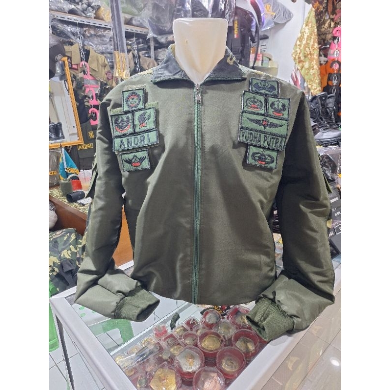 jaket tactical kombinasi loreng Pemuda panca Marga Resimen Yudha Putra