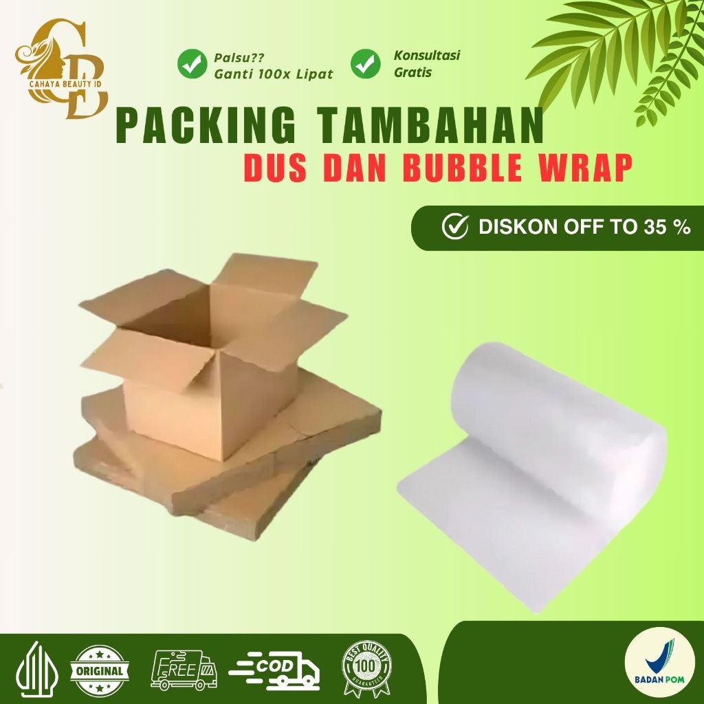 

Dus dan Bubble Wrap pelindung packingan