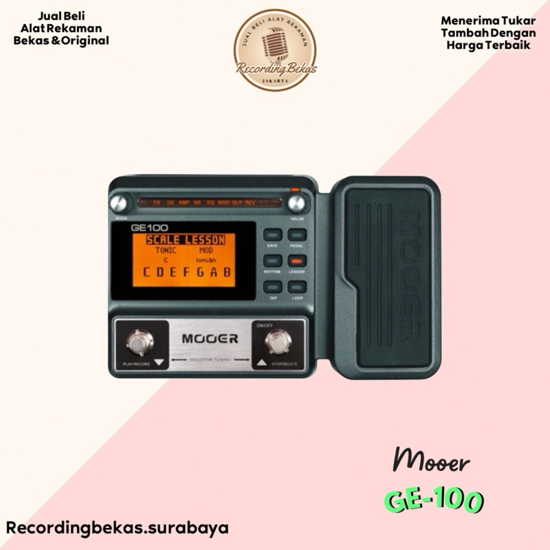 Multieffect Pedal Mooer GE-100 (Bekas)