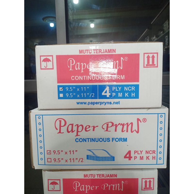 

paperpryns kertas CONTINUOSform 4ply 9,5x11NCR