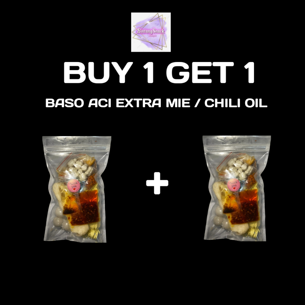 

BUY 1 GET 1 BASOACI EXTRA MIE MINYAK BAWANG & CHILIOIL