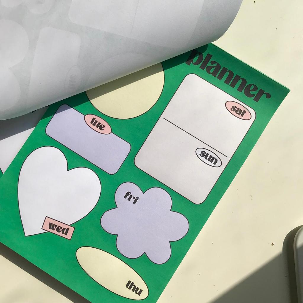 

Notepad aesthetic/ notepad study planner/ memo catatan belajar