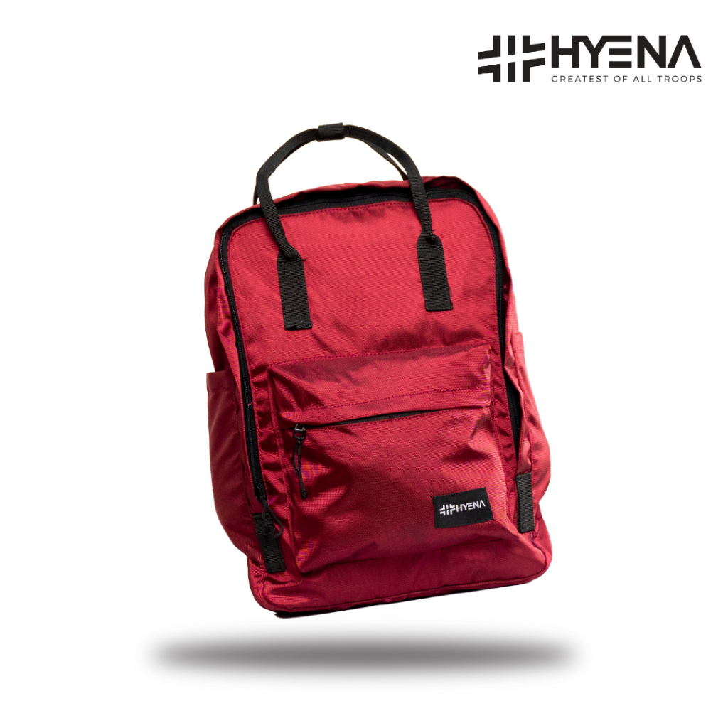 Hyena ( RM505 ) - Ransel Backpack Light Series  2in1 Tote Bag Polos Medium Tas Ransel Wanita Tas Sek