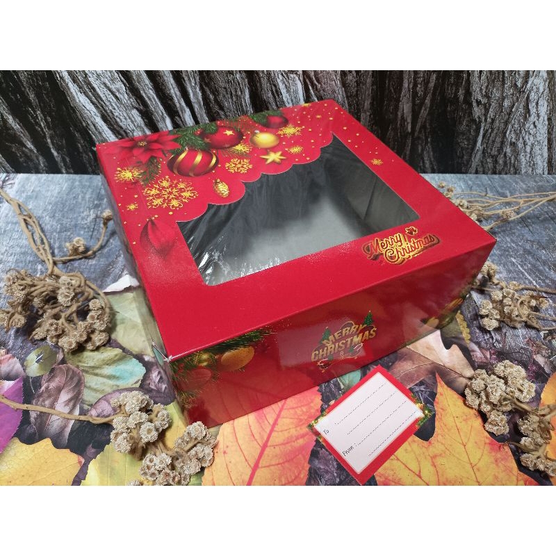 

Cakebox natal 22*22*9cm @10pcs