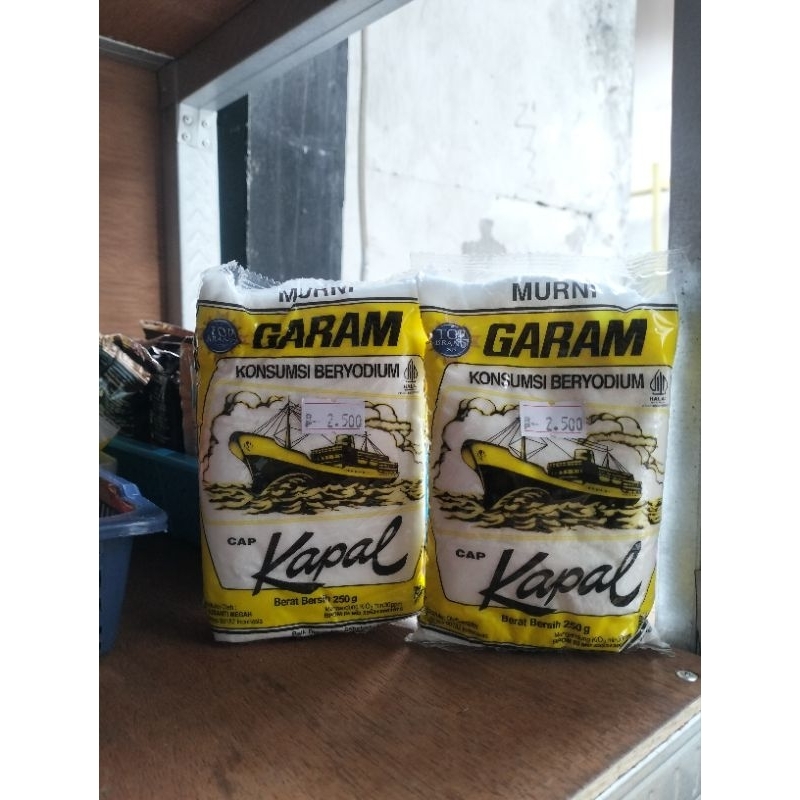 

Garam Murni Beryodium Cap Kapal 250g