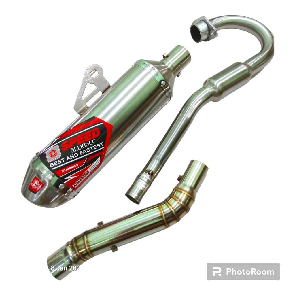 Knalpot KLX CRF D-Tracker Bore UP ORIGINAL