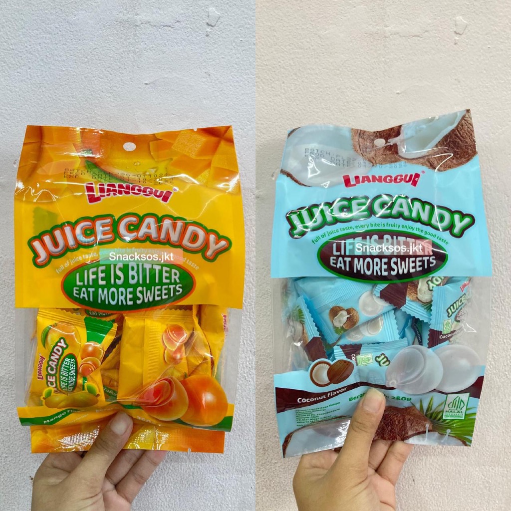 

LIANGGUI JUICE CANDY COCONUT / MANGO - PERMEN LUNAK GUMMY