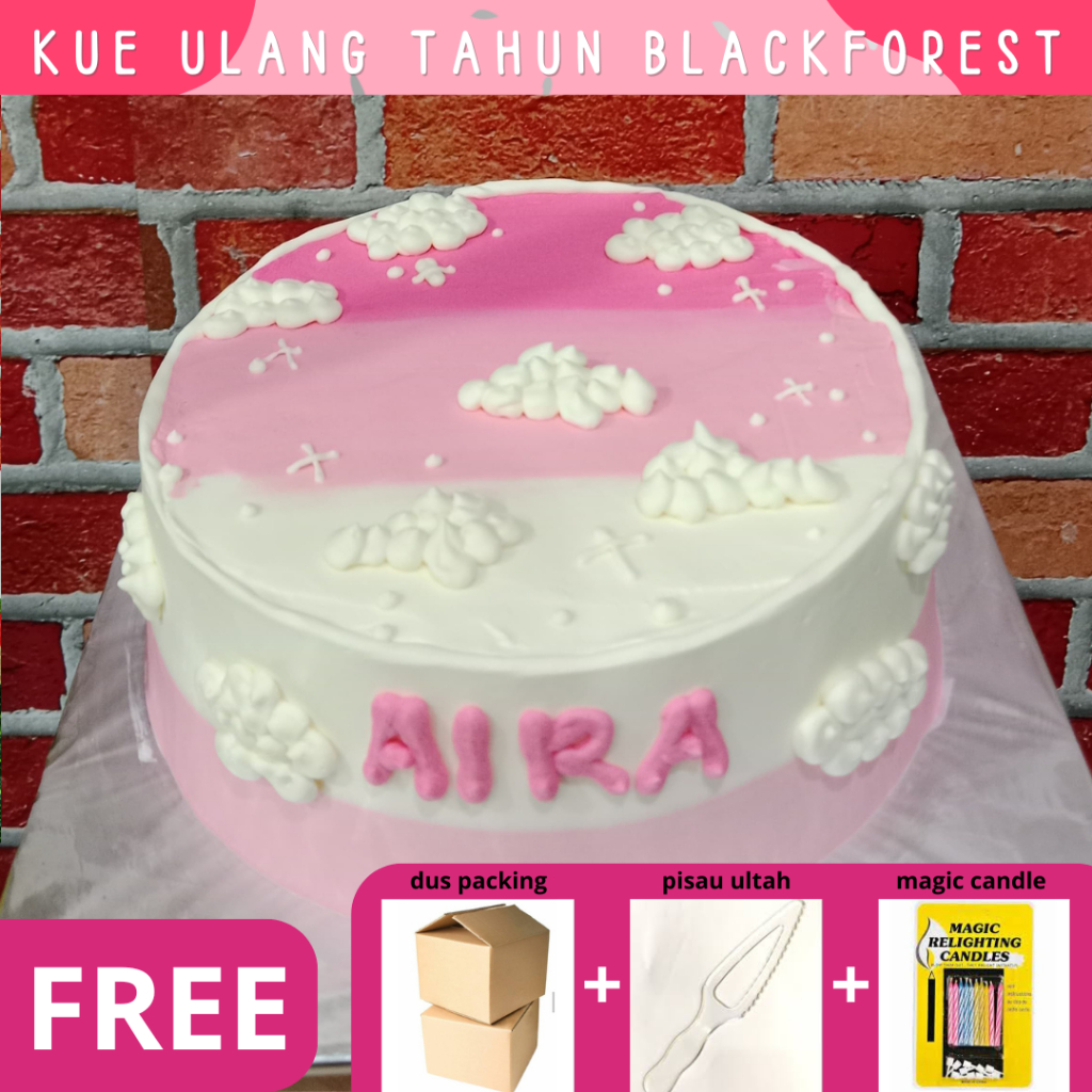 

(baca desk ^-^ ) Korean Cake / Kue Ulang Tahun / Birthday Cake / Cake Ulang Tahun / Blackforest Cake