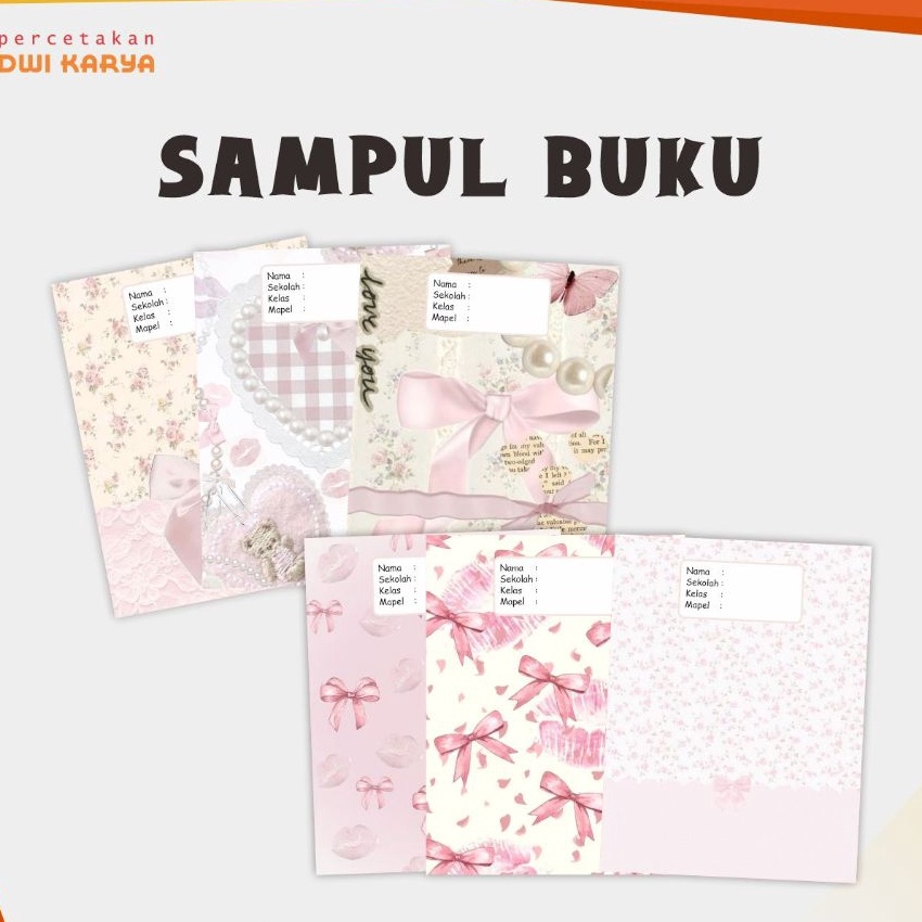 

Hemat SAMPUL BUKU TEMA COQUETTE 6 LEMBAR SAMPUL BUKU AESTHETIC