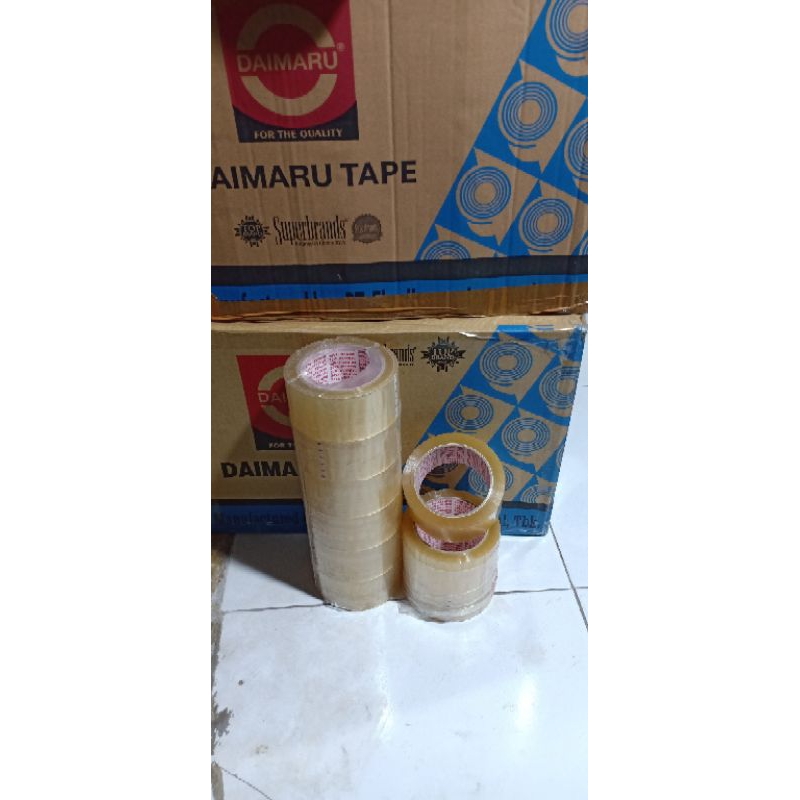 

lakban coklat daimaru 2 inch 90 yard Bening