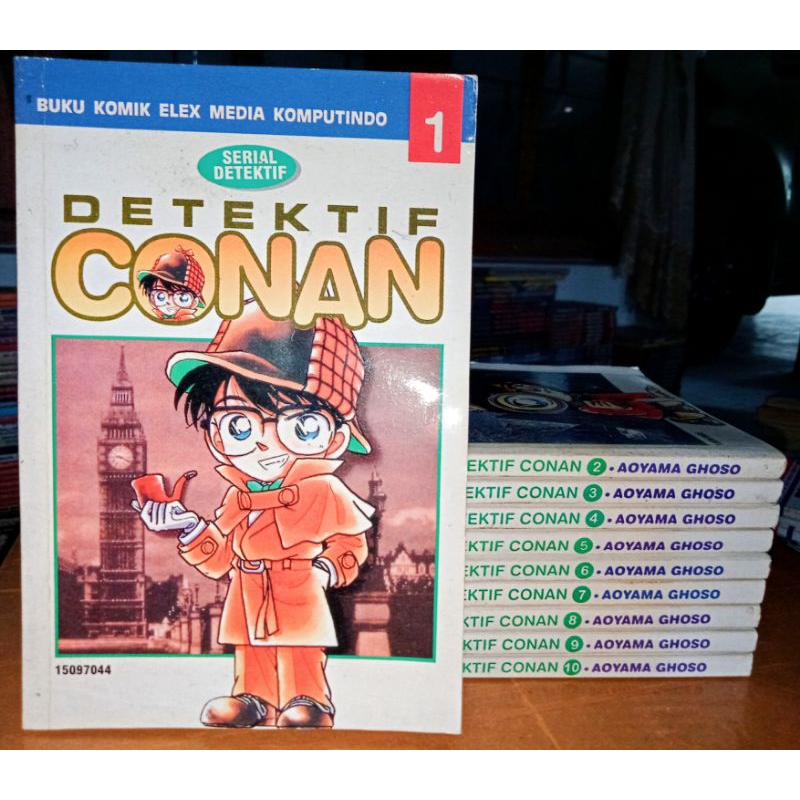 Paket Komik Detective Conan Vol.1-10 Preloved (10pcs)
