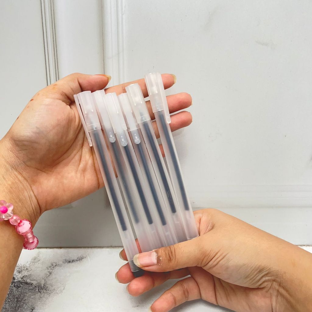 

PULPEN GEL TRANSPARAN DOFF 0,5 MM pena lucu tinta hitam bisa COD pen imut keren pulpen unik atk kebutuhan anak sekolah termurah import