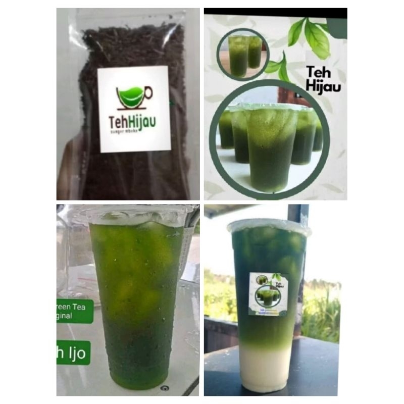 

Teh hijau kemasan 100gr buat Jualan