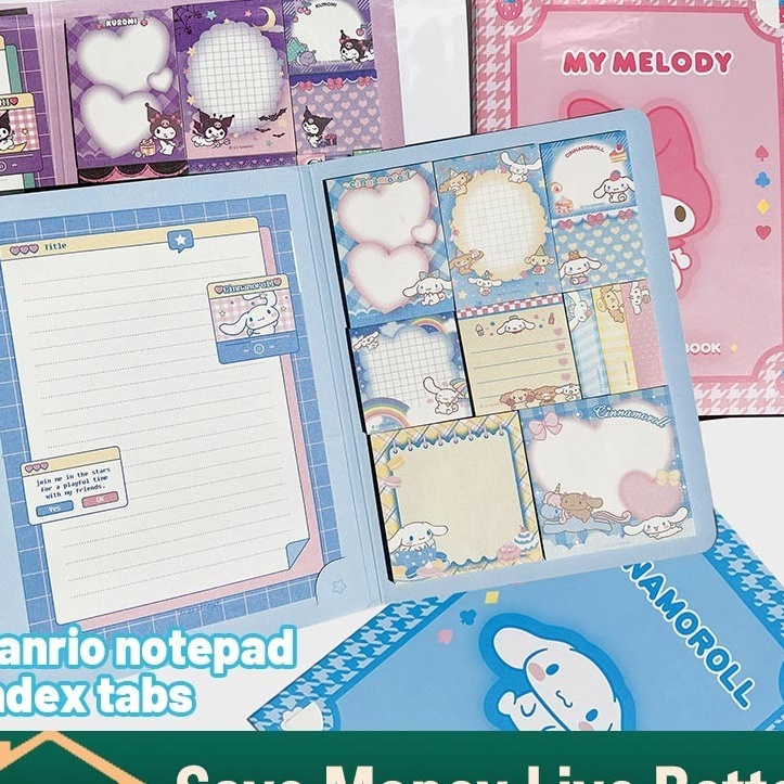 

murah 5Pcs Sticky notes Party Memo note tempel lucu Label Stickers Tahan air