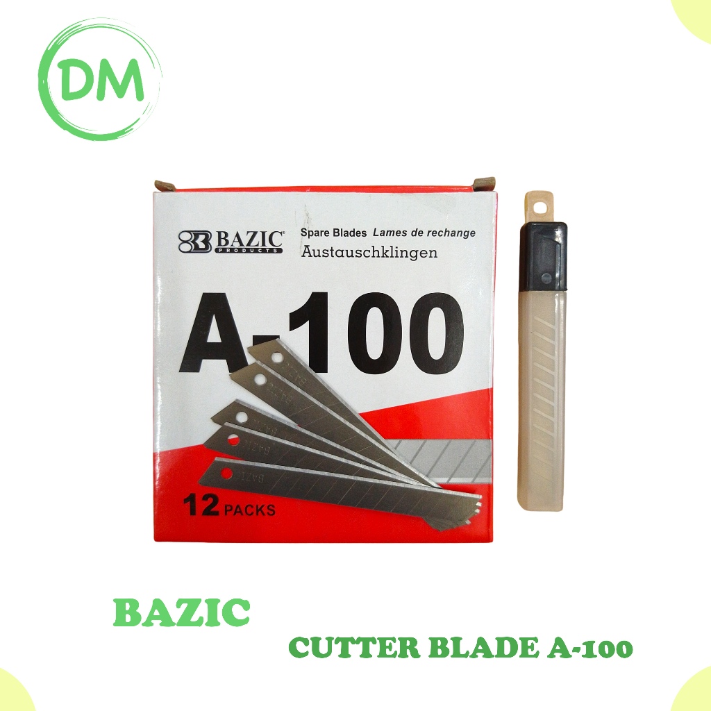 

DM CUTTER BLADE/ISI CUTTER KECIL A-100 BAZIC ORIGINAL