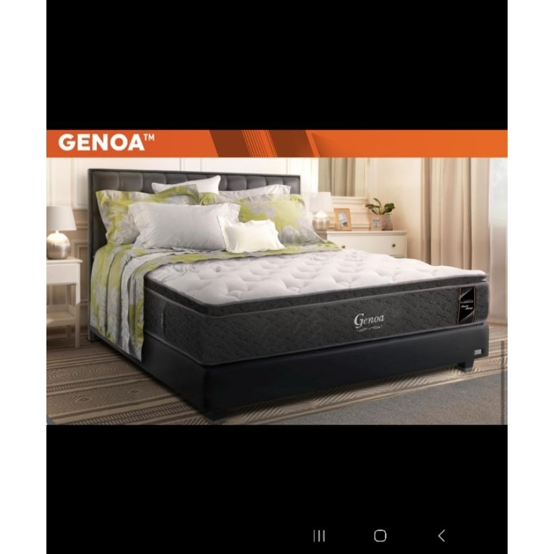 Hanya Kasur atau set ukuran lengkap 100 120 160 180 dan 200x200cm ,original Florence. Type Genoa, te