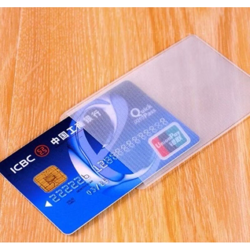 

Plastik Cover Pelindung Kartu ATM KTP SIM Kartu Nama