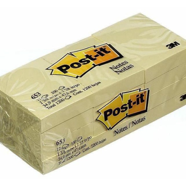 

HJ6 Post it 653 3M tertera 1 pak 12 pad