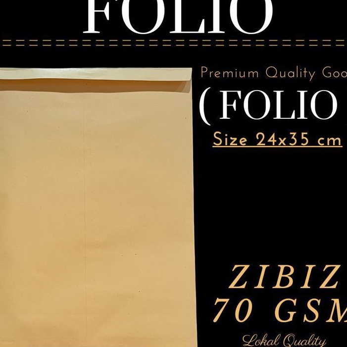 

FG2 Amplop Coklat FOLIO 24x35Cm