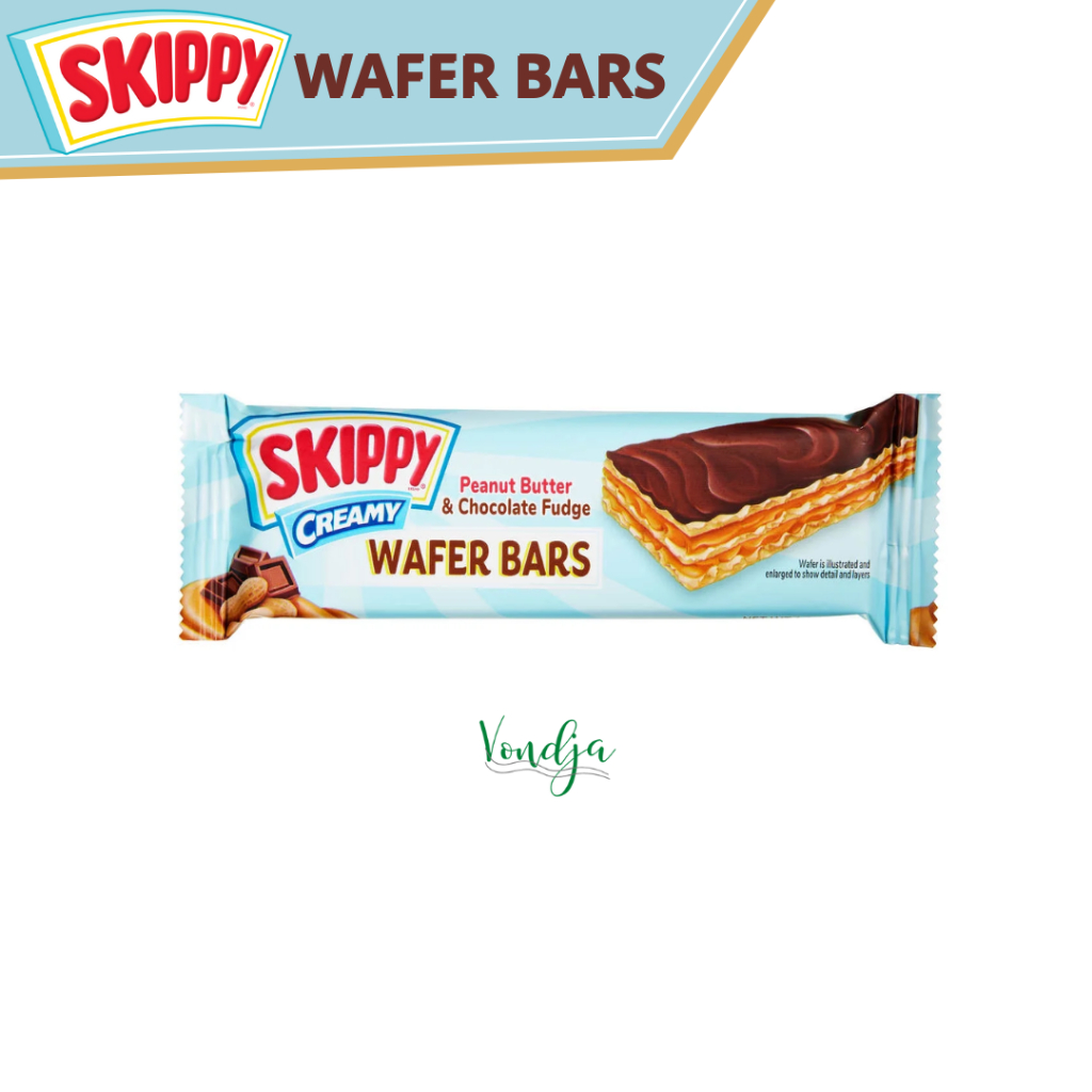 

SKIPPY Creamy Peanut Butter And Chocolate Fudge Wafer Snack Bars