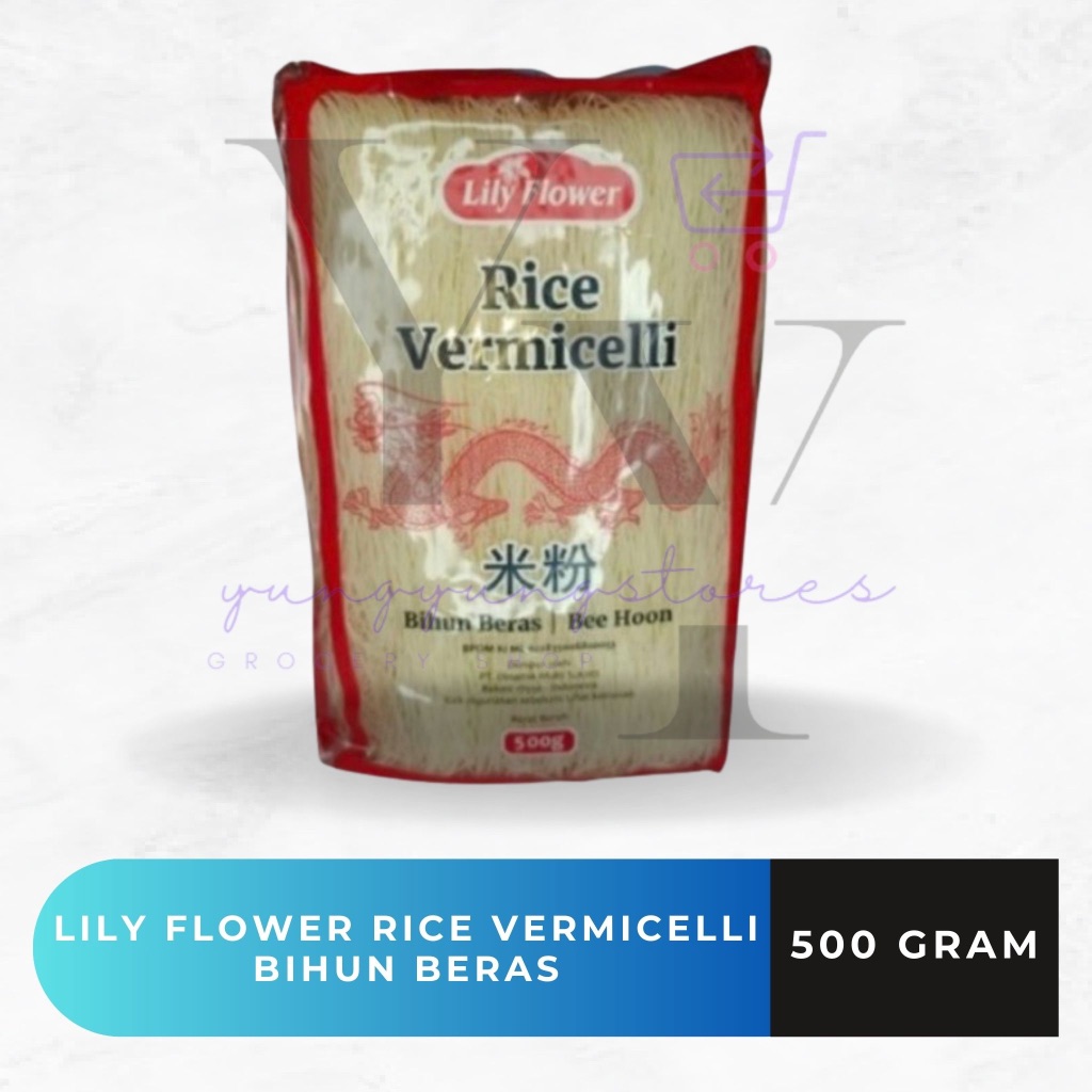 

Lily Flower Bihun Beras Thailand / Rice Vermicelli / Bee Hoon 500 gram