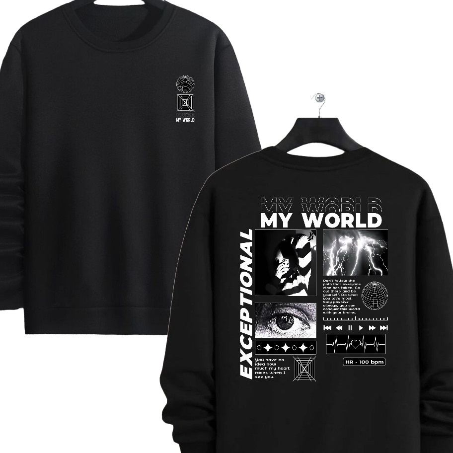 Baju switer pria lengan panjang model korea terbaru  baju kaos sablon cowok keren kekinian distro ja