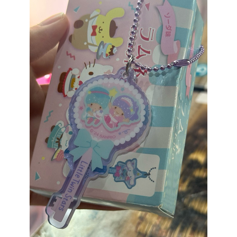 Original Sanrio Japan Litte Twins Stars Acrylic Keychain | Kuromi | Cinnamorol | Hello Kitty | My Me